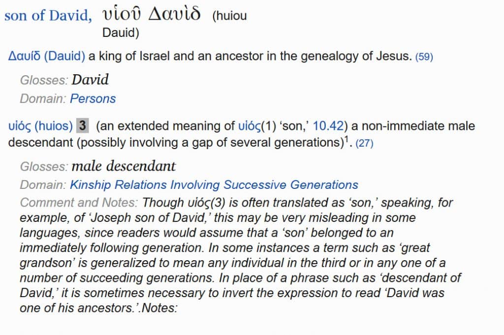 Son of David study 2