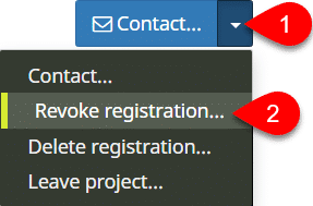 revoke registration