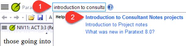 introduction to consultant notes help topic