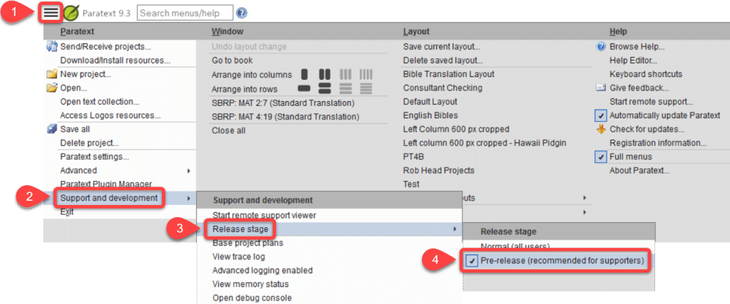 Enable Pre Release Updates